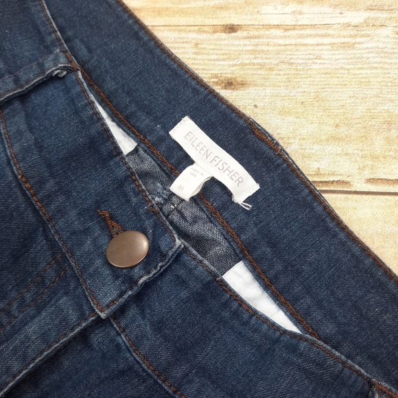 Women's Eileen Fisher Size Medium Jeans - Picture 3 of 5